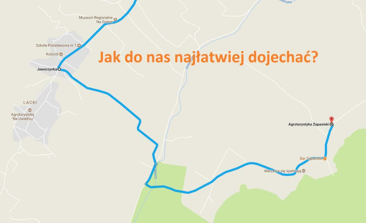 Agroturystyka Zapasieki Jaworzynka Bagian luar foto